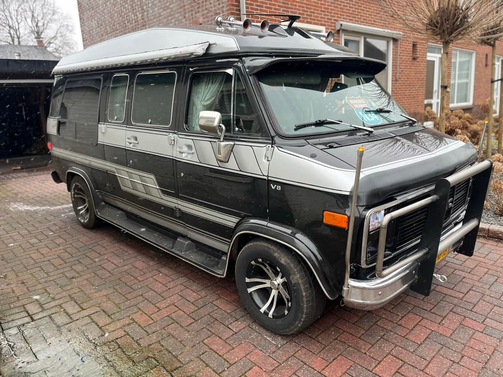 GMC 1990, Auto's, Bestelauto's, 8 cilinders, Sound system, Chevrolet, Zwart