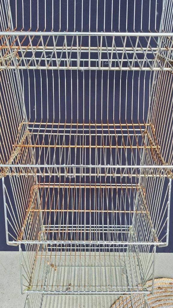 Industriële vintage stapel draadmanden, winkel inrichting, Ophalen, Gebruikt, Vintage, Nvt