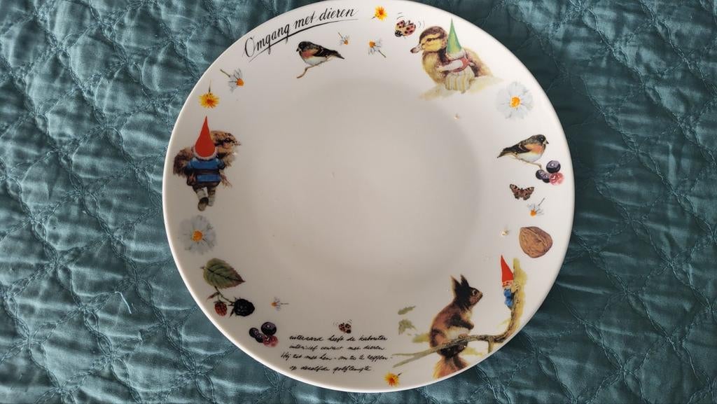 Bord Rien Poortvliet kabouters, Ophalen