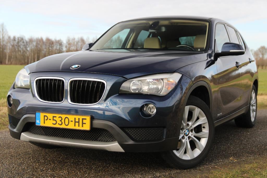 BMW X1 Sdrive 18i,Leder,Navi,Camera,Clima,Cruise,Trekhaak, Auto's, BMW, 136 pk, 1995 cc, 4 cilinders, Blauw