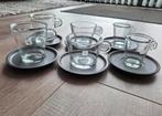 Nespresso Glazen Kopjes met Schotels - 6 stuks, Huis en Inrichting, Ophalen, Effen, Kop(pen) en/of Schotel(s), Glas