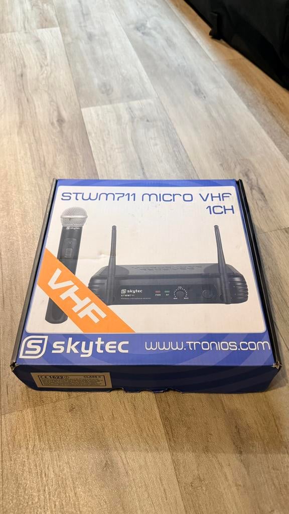 Skytec Draadloos Microfoon, Muziek en Instrumenten, Microfoons, Ophalen of Verzenden, Zo goed als nieuw, Overige typen, Draadloos