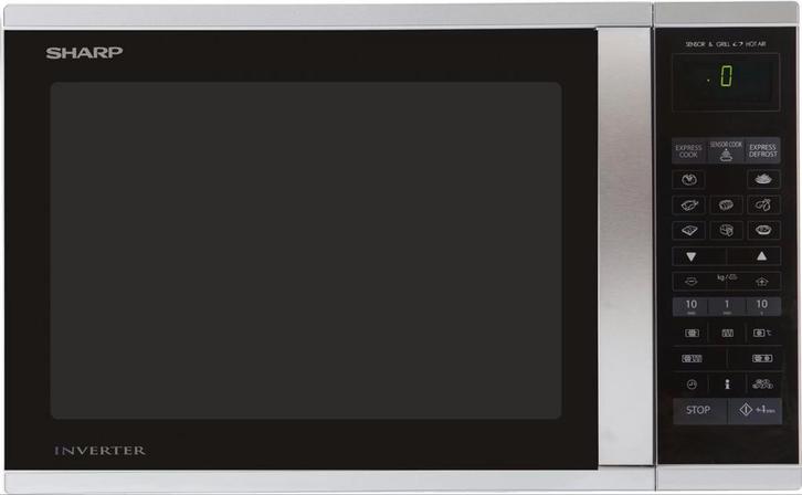 Sharp Combimagnetron met Grill en Hete Lucht - 7 mnd oud, Witgoed en Apparatuur, Magnetrons, Gebruikt, Inbouw, Combimagnetron