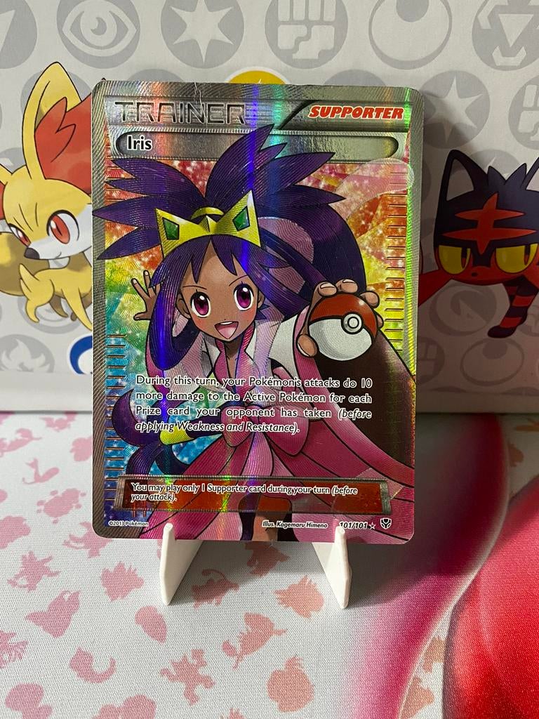 POKEMON TRAINER IRIS PLB 101 PLAYED, Verzenden, Zo goed als nieuw