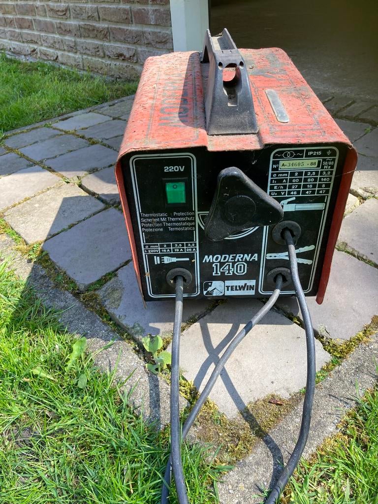 Telwin Moderna 140 Lasapparaat - Gebruikt, Ophalen, Gebruikt, Minder dan 150 ampère, Elektroden