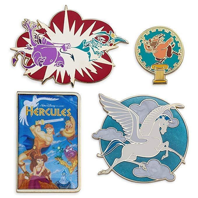 Hercules Pin Set – Pegasus Phil Panic Pain Oh My Disney MIB, Ophalen of Verzenden, Overige figuren, Nieuw, Beeldje of Figuurtje