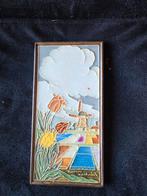 Zeldzame Koninklijke Delftse Cloisonné Tegel - Tulpen, Ophalen of Verzenden