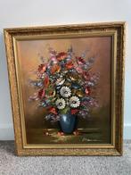 Schilderij met bloemen in vaas, Ophalen