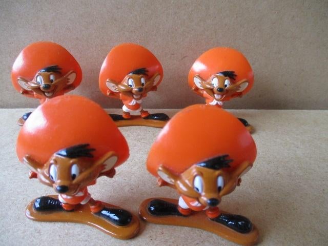 adv10616 looney tunes oranje supporter 8, Verzamelen, Ophalen, Overige figuren, Gebruikt, Beeldje of Figuurtje