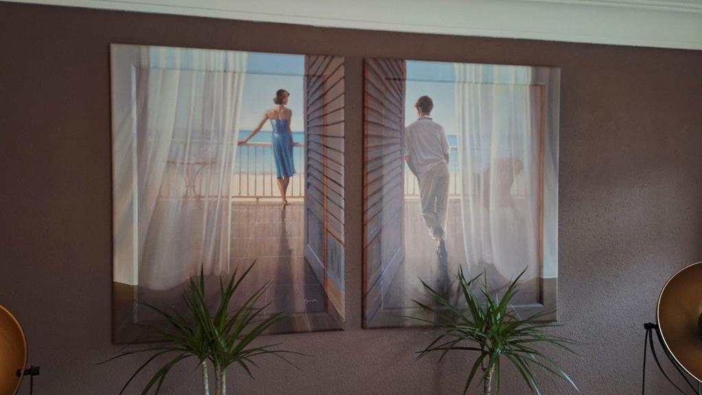 schilderij x2, Ophalen, Zo goed als nieuw, 75 cm of meer, 100 tot 150 cm