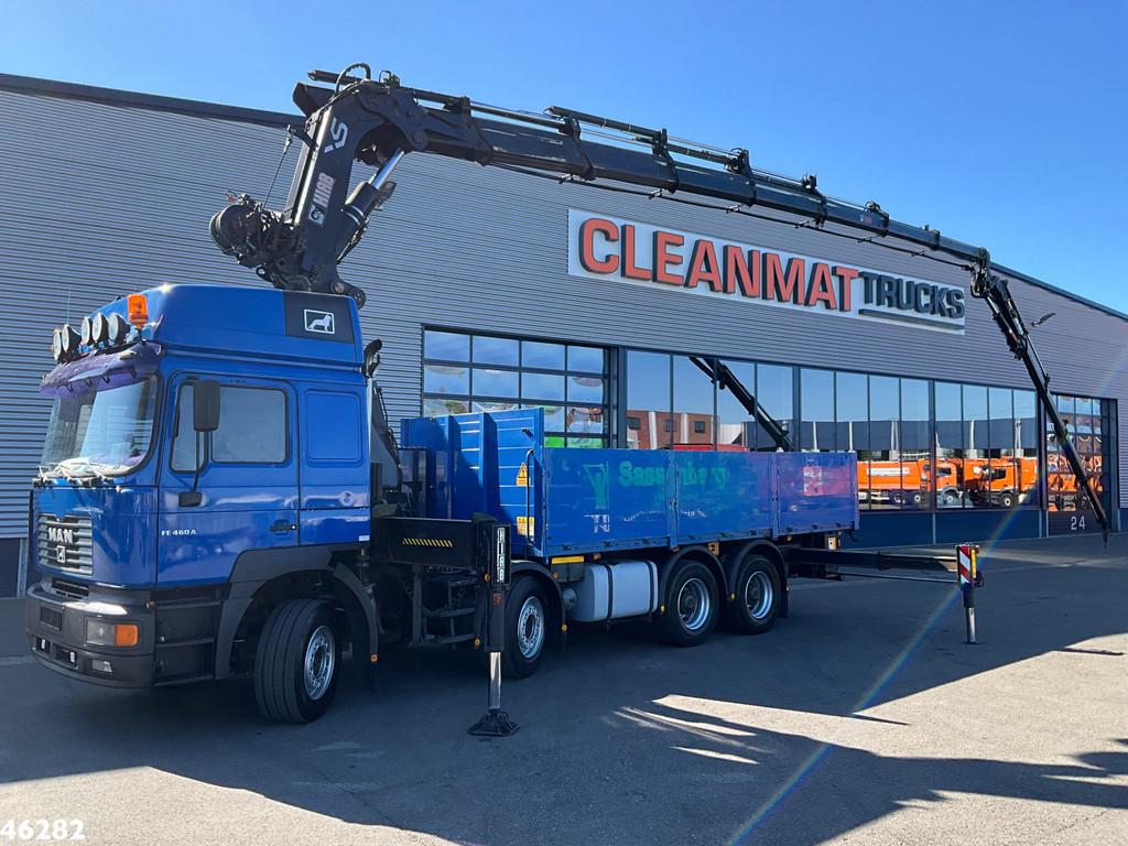 MAN 26.464 DFLC 8x4 Hiab 60 Tonmeter laadkraan + Fly-Jib! Ju, Auto's, Vrachtwagens, Achterwielaandrijving, 460 pk, Standkachel