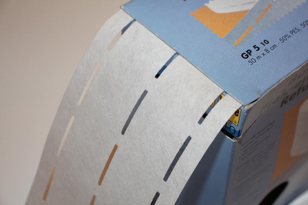 Vlieseline plak -en-vouw-om / Tailleband - wit 8cm #3239, Hobby en Vrije tijd, Ophalen of Verzenden, Nieuw, Lint, Band of Elastiek