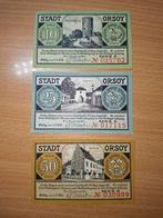 Duits Notgeld Orsoy Noodgeld, Ophalen of Verzenden, Duitsland
