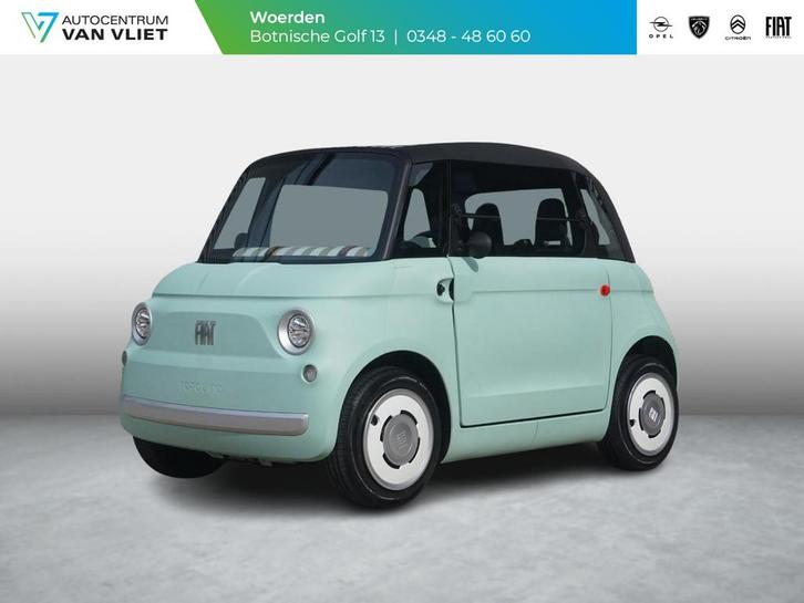 Fiat Topolino Base | Actieradius 75km | Rijklaar, Auto's, Fiat, Bedrijf, Te koop, Overige modellen, Bluetooth, LED verlichting