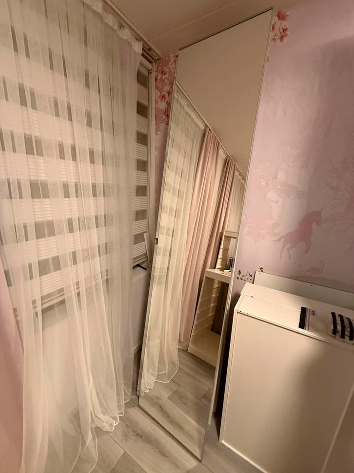 2x IKEA PAX AHEIM spiegeldeuren 50x229cm, Huis en Inrichting, Kasten | Kledingkasten, Gebruikt, 200 cm of meer, Minder dan 50 cm