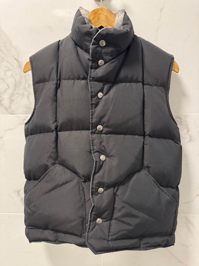 Sierra Designs Reversible Down Vest (Black / Check, Size S), Kleding | Heren, Bodywarmers, Ophalen of Verzenden, Zo goed als nieuw
