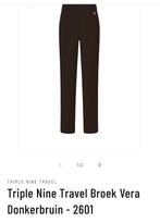 Triple Nine Travel Broek Vera Donkerbruin, Bruin, Nieuw, Ophalen of Verzenden, Maat 36 (S)