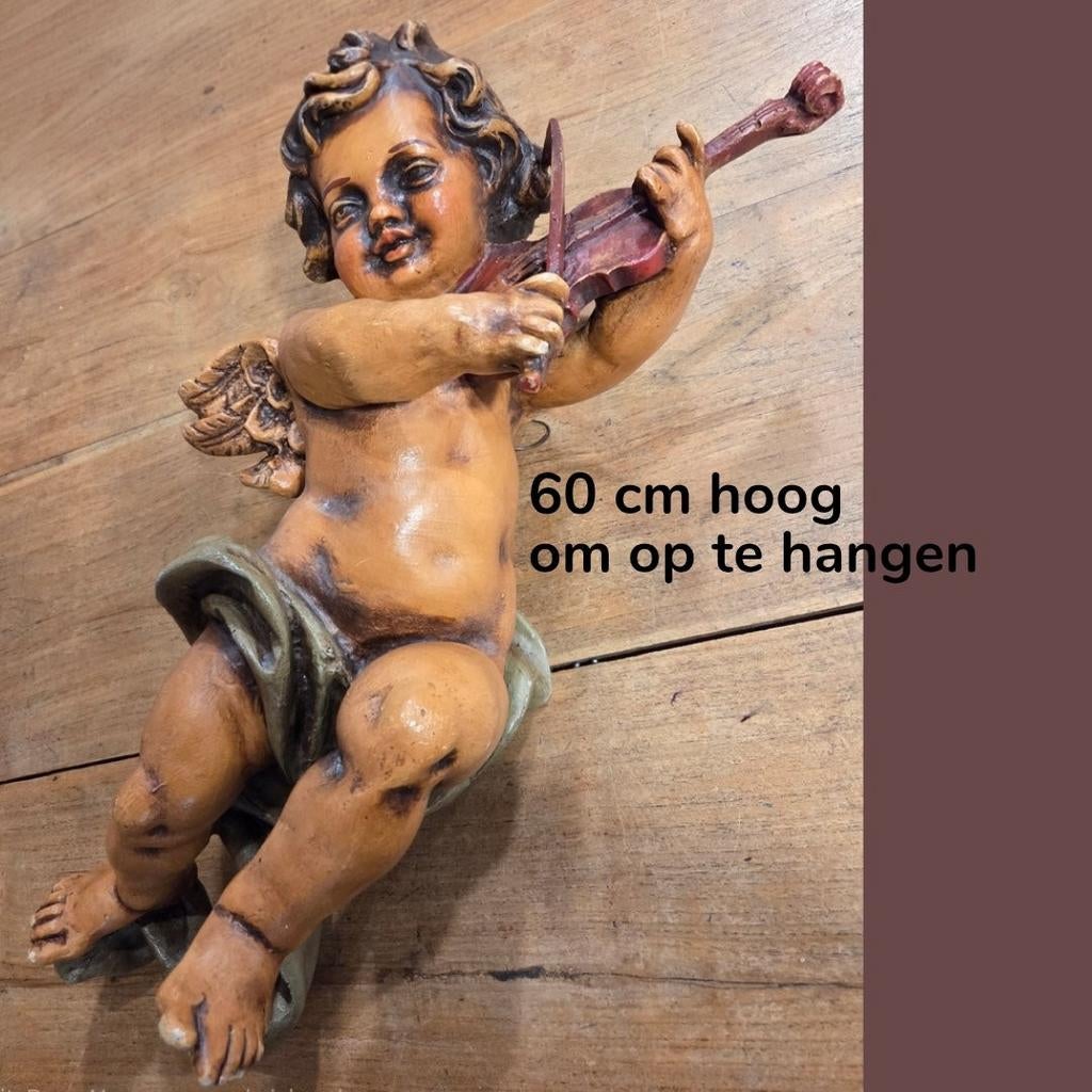Engel 60 cm hoog om op te hangen, Verzamelen, Beelden en Beeldjes, Ophalen