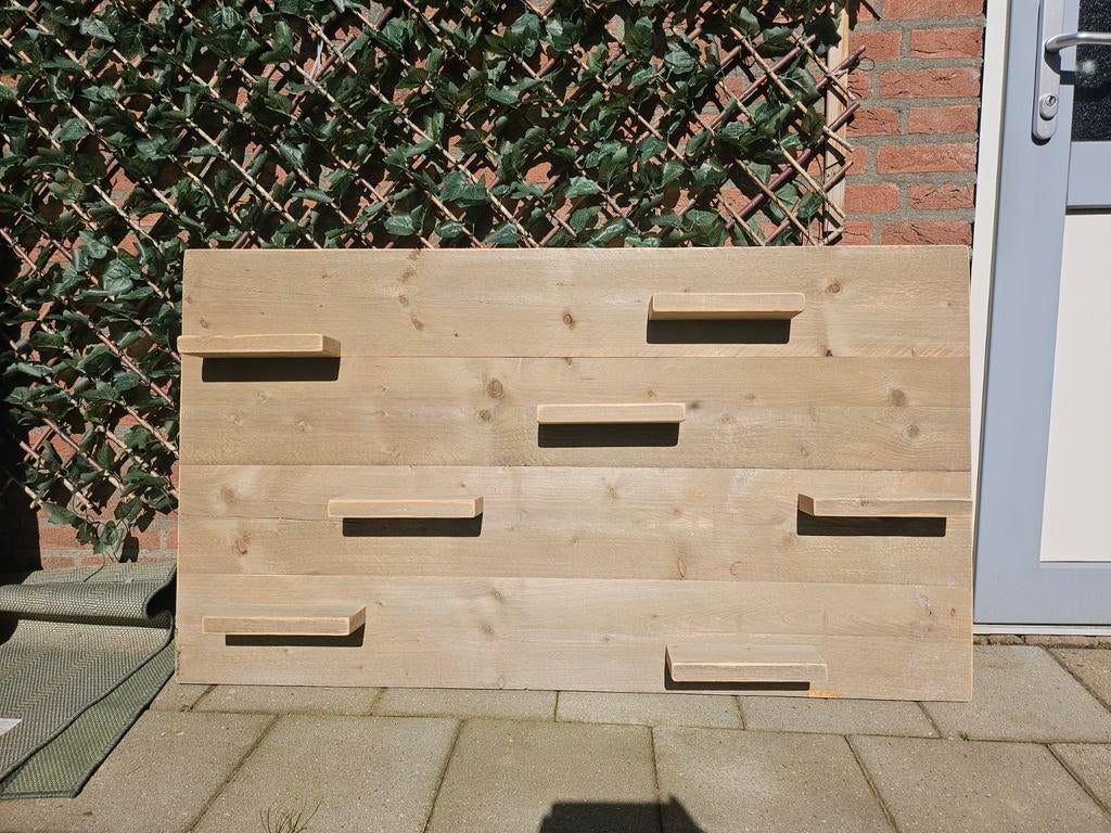 Steigerhouten wandbord van Jorg, Ophalen