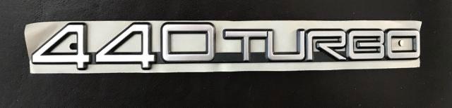 VOLVO Turbo 440 TURBO  LETTERS   - oud logo  merk embleem, Ophalen of Verzenden, Nieuw, Auto's