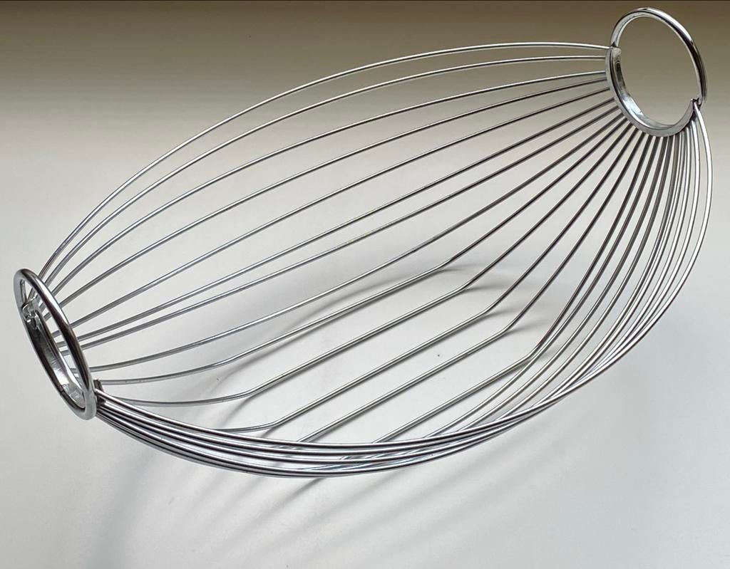 Moderne draadstalen fruitmand - Stijlvol & Praktisch, Overige materialen, Mand, Ophalen of Verzenden, Zo goed als nieuw