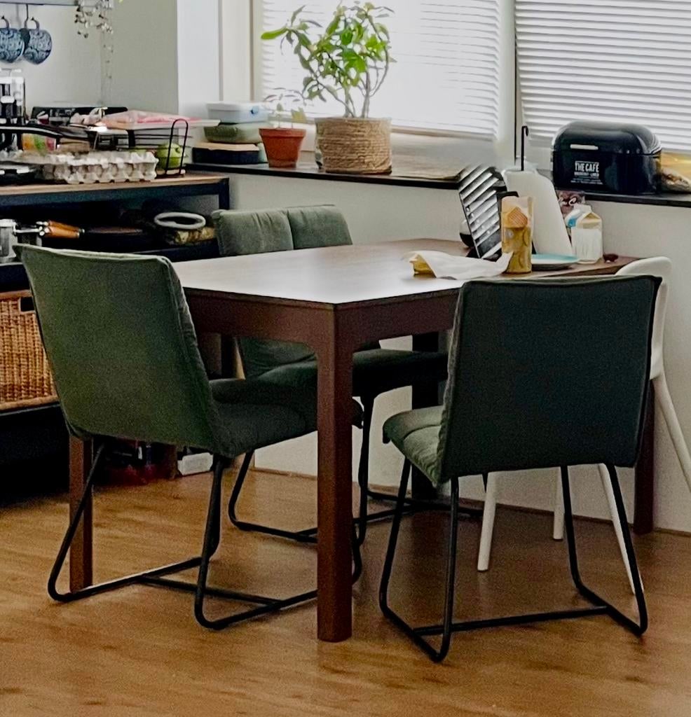 IKEA EKEDALEN uitschuifbare eettafel, Huis en Inrichting, Ophalen, Gebruikt, 100 tot 150 cm, 50 tot 100 cm