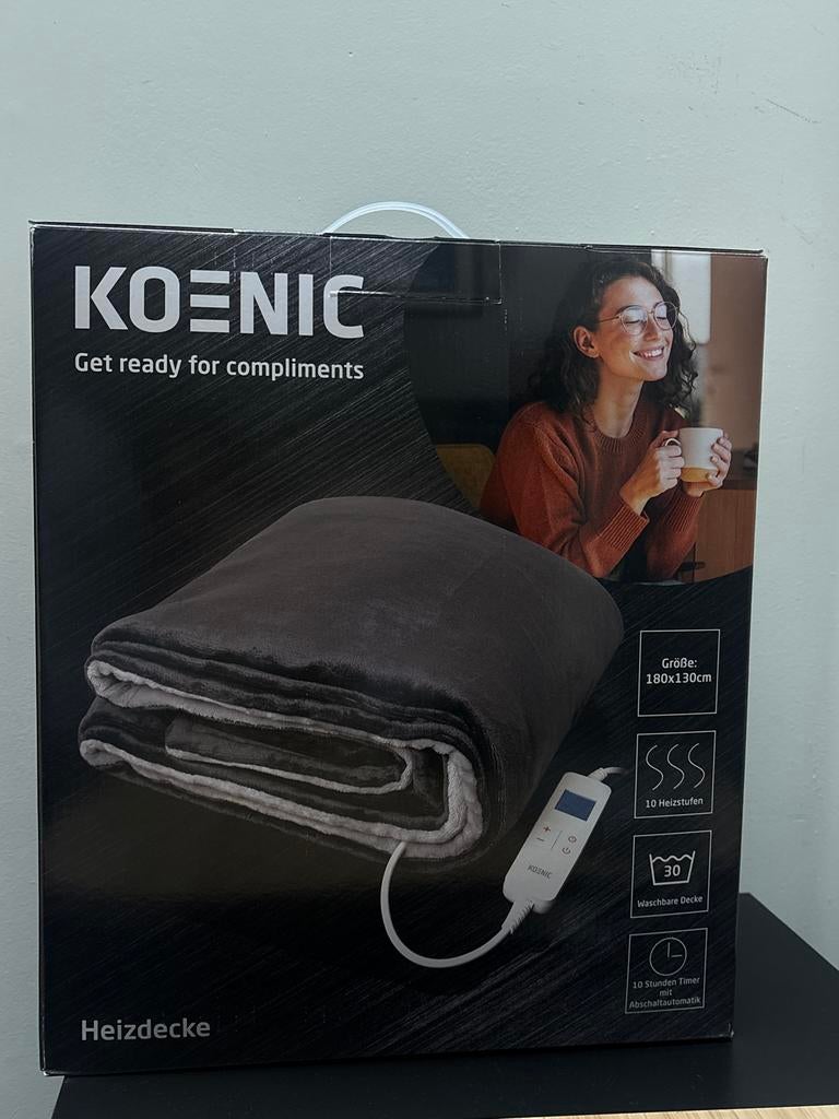 Nieuwe Koenic Elektrische Warmtedeken - Ongebruikt, Ophalen of Verzenden, Zo goed als nieuw
