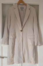 H&M jasje maat M creme-kleurig, Ophalen of Verzenden, Zo goed als nieuw, Maat 38/40 (M), Beige