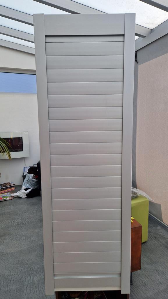 Ikea keuken hang roldeurkast badkamer wit zilverkleurig, Huis en Inrichting, Kasten | Overige, Ophalen