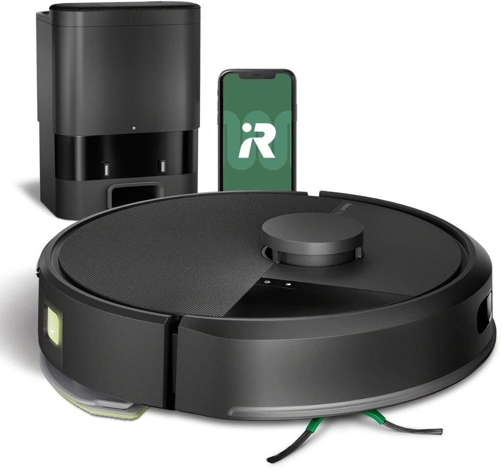 iRobot Roomba 105 Combo Black + Auto Empty Dock, Ophalen of Verzenden, Zo goed als nieuw, Robotstofzuiger, Minder dan 1200 watt