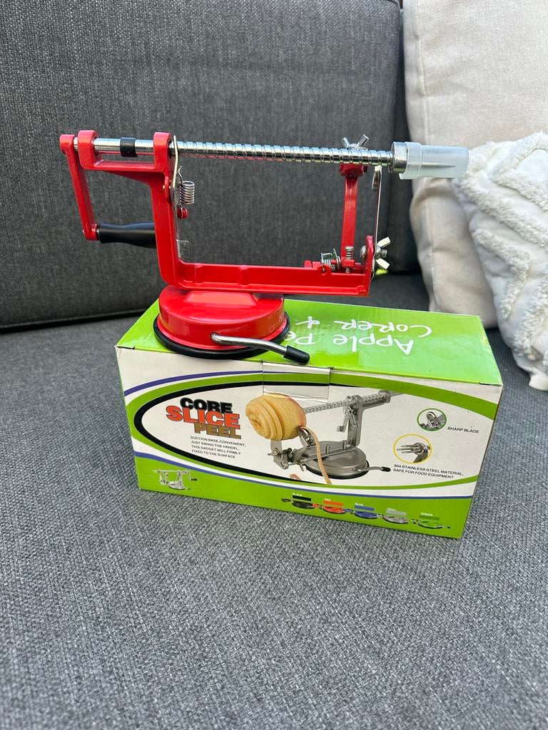 Multifunctionele Appelschilmachine met Zuignap - RVS, Overige typen, Ophalen of Verzenden, Metaal, Overige merken