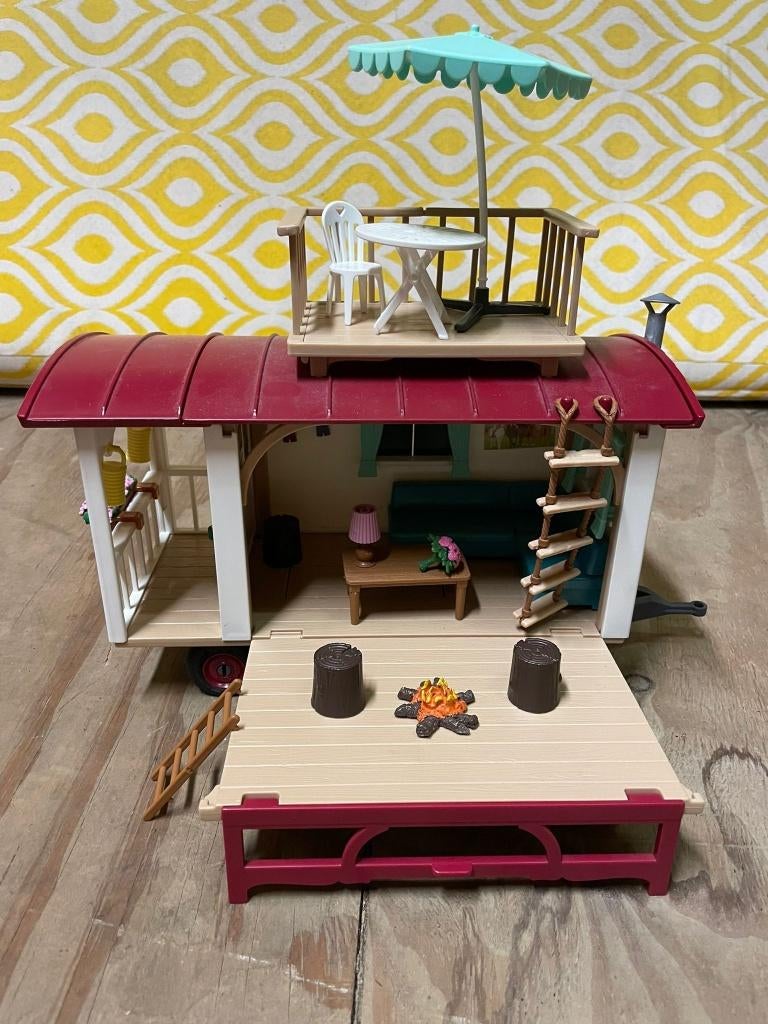 Schleich caravan, Ophalen, Gebruikt