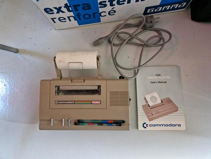 Commodore VIC 1520 Plotter voor C64, Computers en Software, Vintage Computers, Ophalen of Verzenden