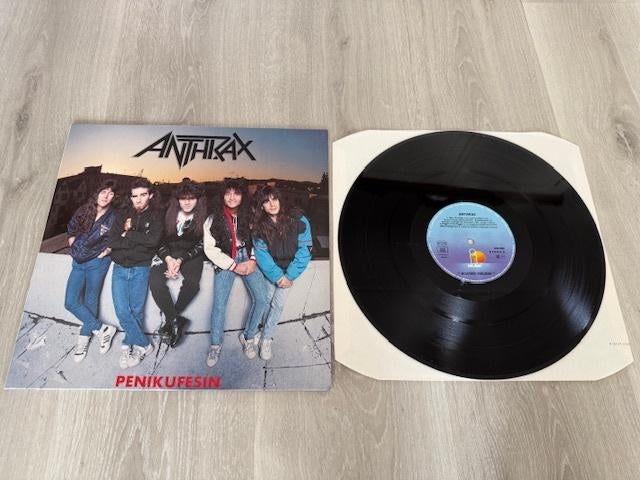 Anthrax 1.Press 12" - Penikufesin 1989, Ophalen of Verzenden, Gebruikt