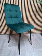 Nieuwe Set 4 Velvet Eetkamerstoelen Groen – Nieuw in Doos, LaVe Outlet, Overige kleuren, Nieuw, Ophalen of Verzenden
