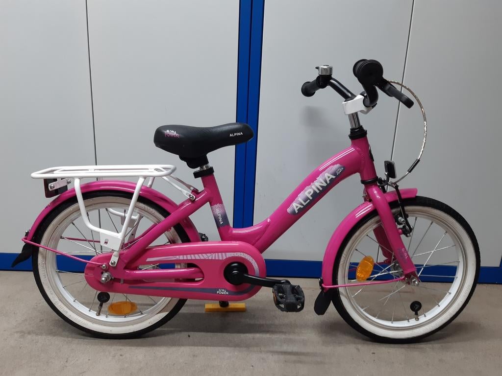 ALPINA Girlpower 16inch meisjesfiets Nette fiets Z.G.A.N !!!, Ophalen, ALPINA ocean Alpina mood ALPINA Clubb ALPINA Girlpower