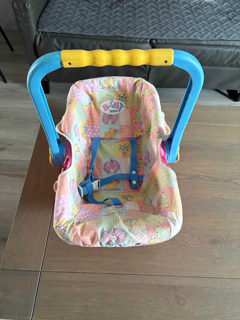 Baby Born maxi cosi voor pop, Kinderen en Baby's, Speelgoed | Poppen, Ophalen, Gebruikt, Babypop
