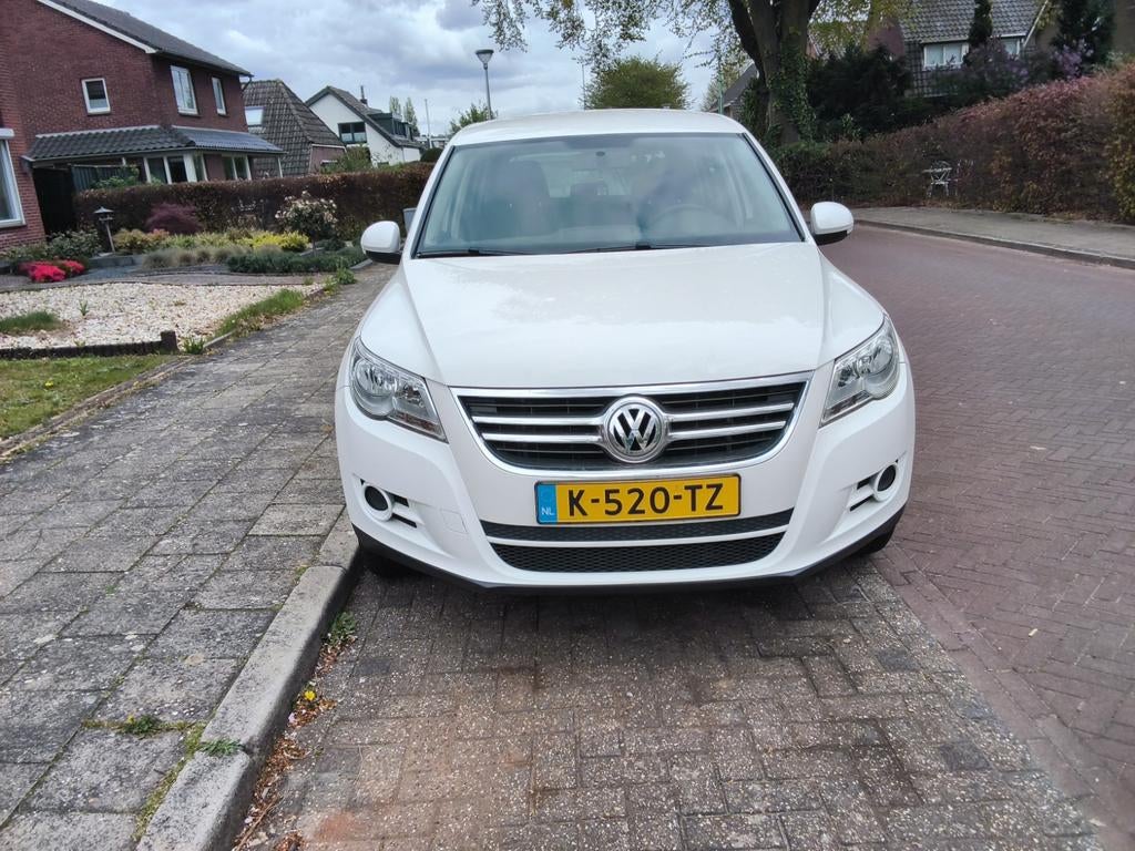 Volkswagen Tiguan 2.0 Tfsi 170pk 4Motion 7-DSG 2011 Wit, Auto's, Automaat, Stof, Zwart, 1984 cc