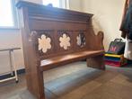 Oud houten kerkbankje, Ophalen