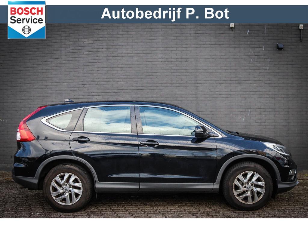 Honda CR-V 2.0 4WD Elegance van 16.950 NU 15.950 (bj 2015), Auto's, Honda, Gebruikt, 4 cilinders, Zwart, Bedrijf