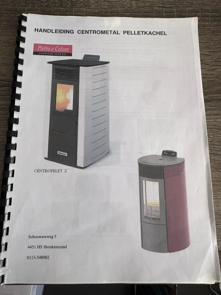 Centrometal Pelletkachel - Efficiënte Verwarming, Huis en Inrichting, Kachels, Gebruikt, Vrijstaand, Pelletkachel, Hout, Ophalen