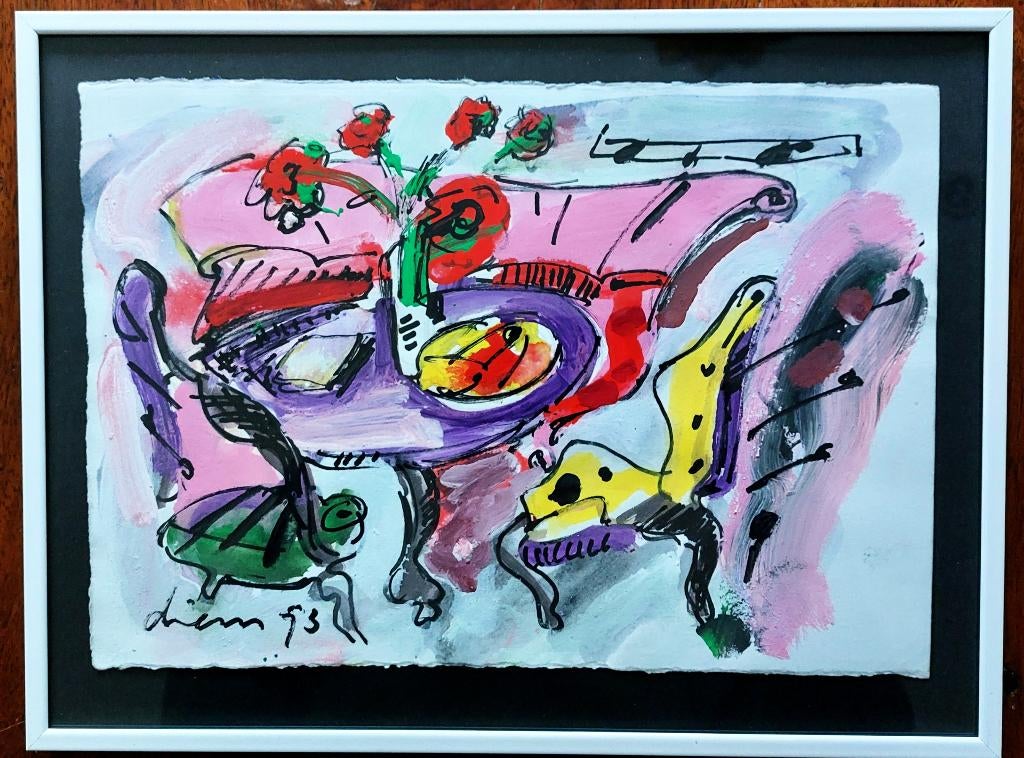 HANDE ? .Peter Diem 1945. 6 geweldige unieke werken !!, Ophalen of Verzenden