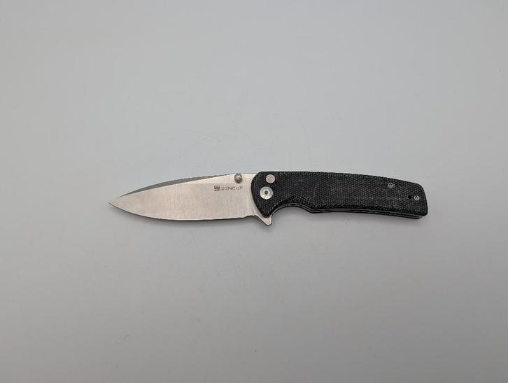 Sencut Crowley Black Micarta, Caravans en Kamperen, Kampeergereedschap, Zo goed als nieuw, Ophalen of Verzenden