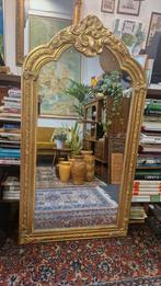 Grote Barok Spiegel Goud - Klassieke Elegante Wandspiegel, Ophalen, Zo goed als nieuw, 75 tot 100 cm, Overige vormen
