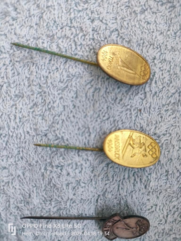 Olympische Spelen Speldjes - Innsbruck & Tokio 1964, Ophalen of Verzenden