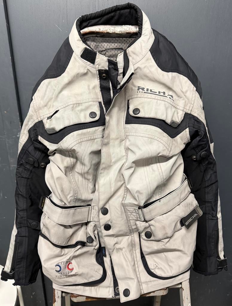 Richa motorpak Jas M broek L, Ophalen, Tweedehands, Combipak