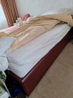 Boxspring bed 1.60x2.00 met 2 Ikea matrassen, Huis en Inrichting, Ophalen, Gebruikt, Tweepersoons, 160 cm