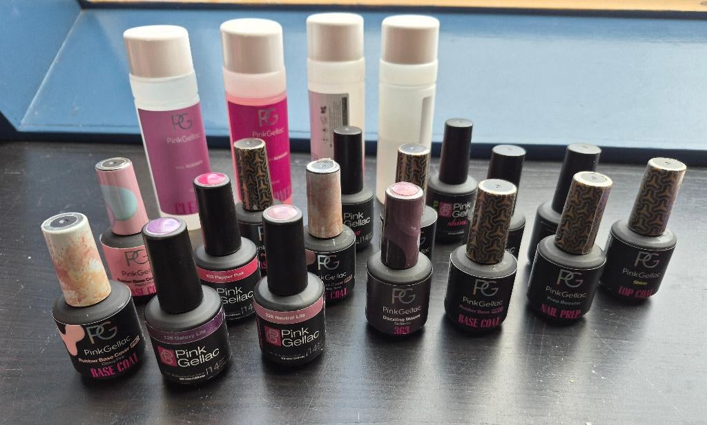 Compleet pink Gellac pakket, Sieraden, Tassen en Uiterlijk, Uiterlijk | Cosmetica en Make-up, Overige kleuren, Ophalen of Verzenden
