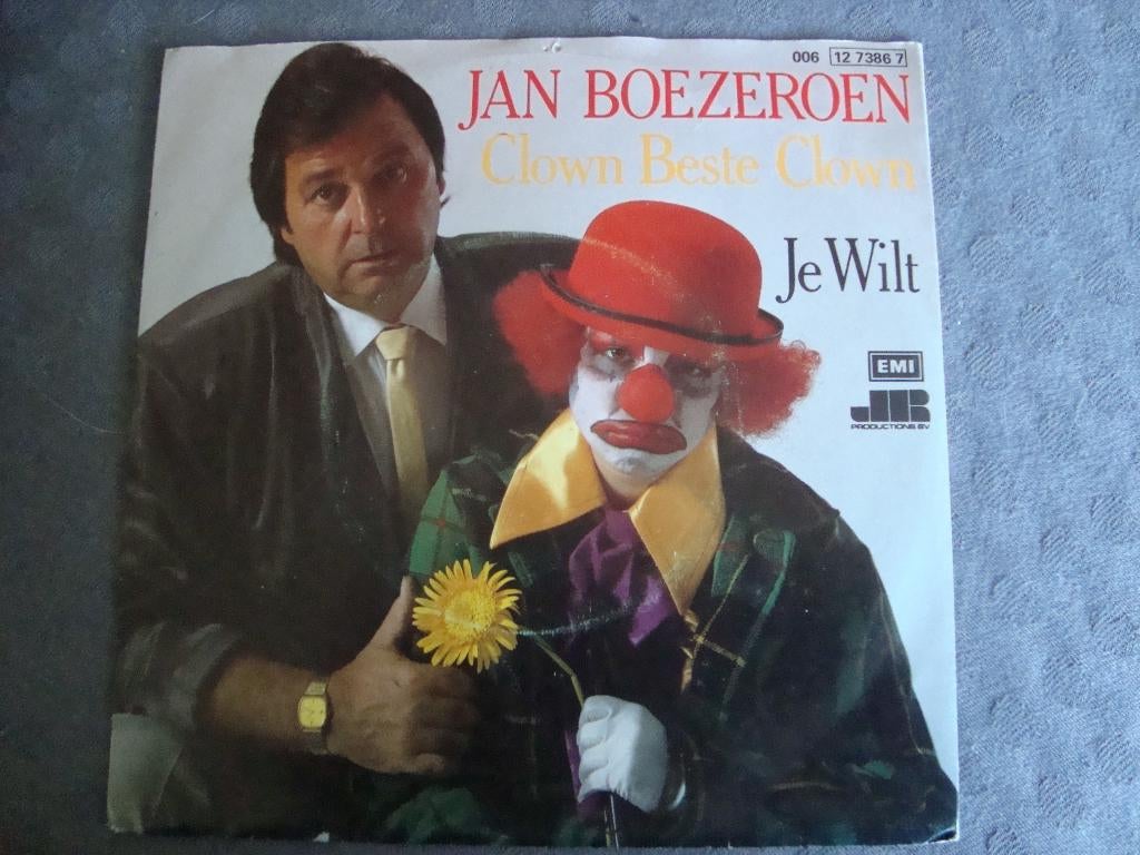 Jan boezeroen - clown beste clown, Ophalen of Verzenden, Zo goed als nieuw, Nederlandstalig, Single