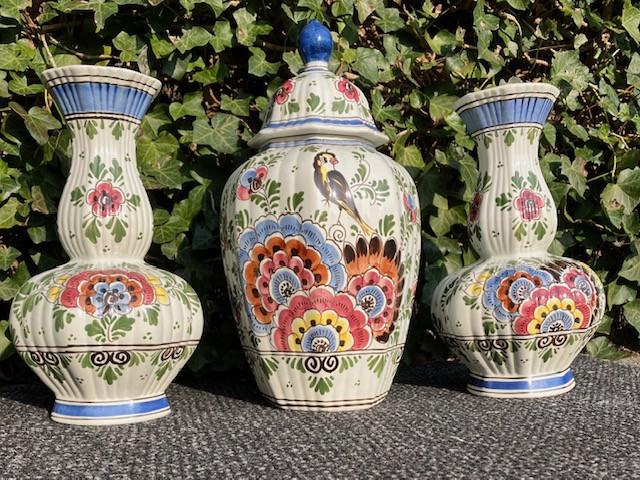 Kaststel Delfts Holland met certificaat, Ophalen